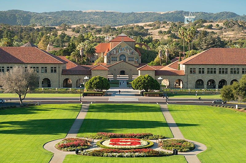 Đại học Stanford, xếp thứ 3 trong top 5 trường đại học hàng đầu thế giới