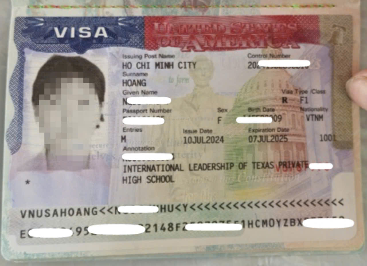 CHÚC MỪNG KHÁCH HÀNG ĐẬU VISA DU  HỌC HOA KỲ