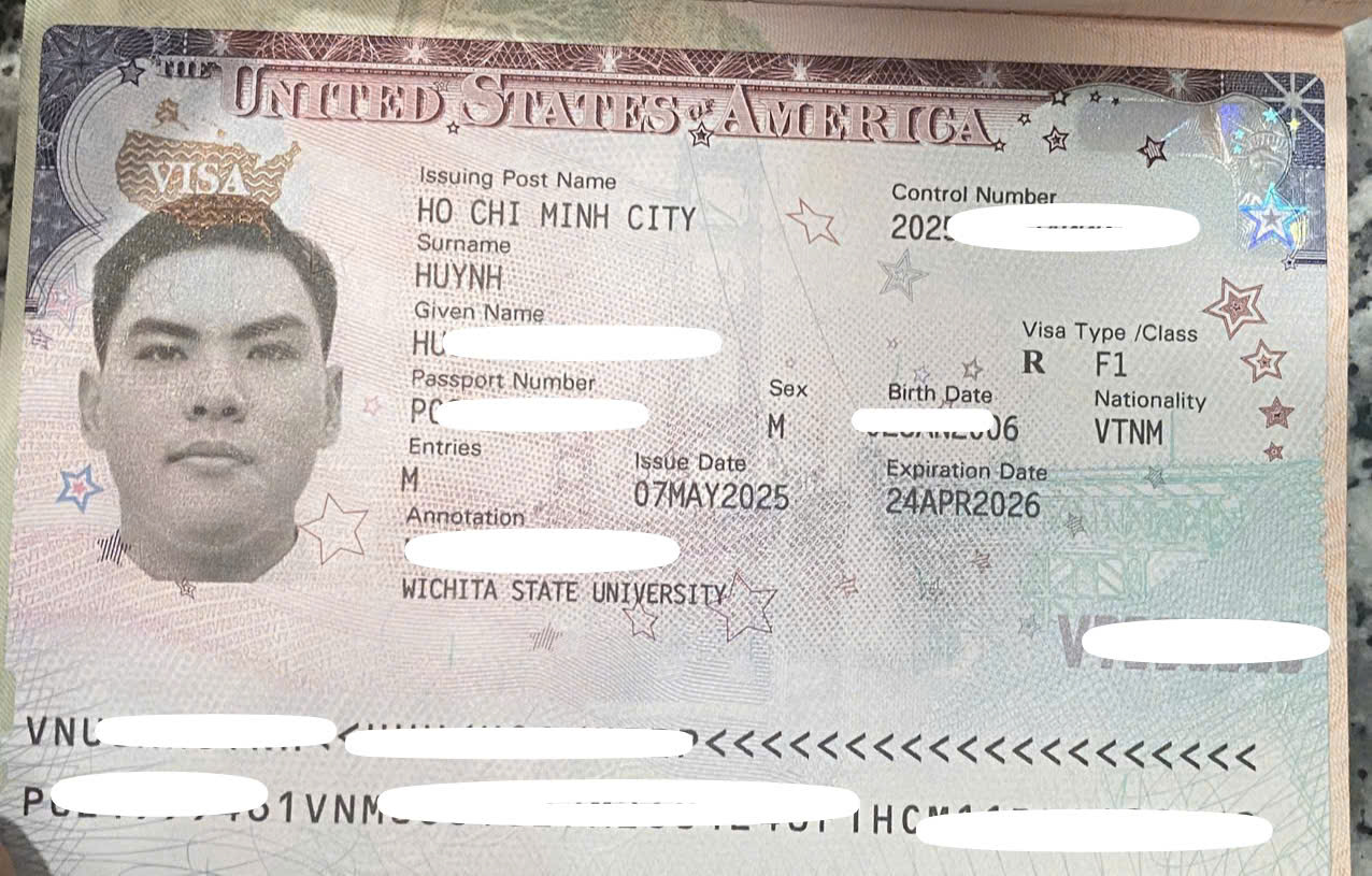 CHÚC MỪNG KHÁCH HÀNG ĐẬU VISA DU  HỌC HOA KỲ