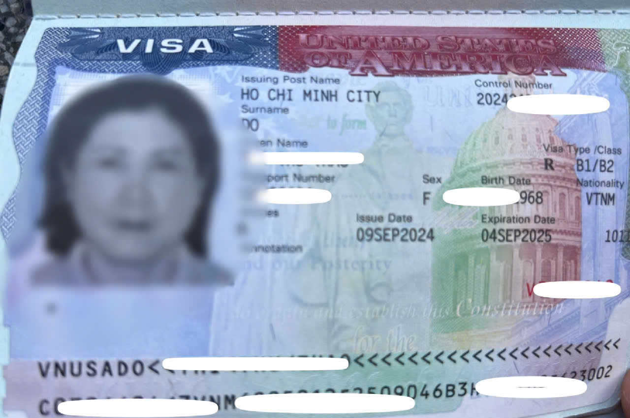 CHÚC MỪNG KHÁCH HÀNG ĐẬU VISA DU LỊCH HOA KỲ