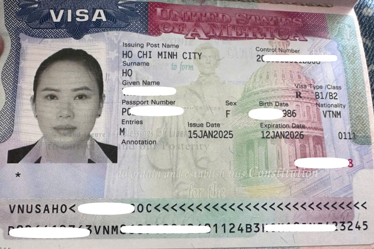 CHÚC MỪNG KHÁCH HÀNG ĐẬU VISA DU LỊCH HOA KỲ