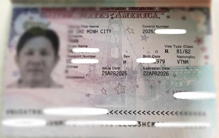 CHÚC MỪNG KHÁCH HÀNG ĐẬU VISA DU LỊCH HOA KỲ