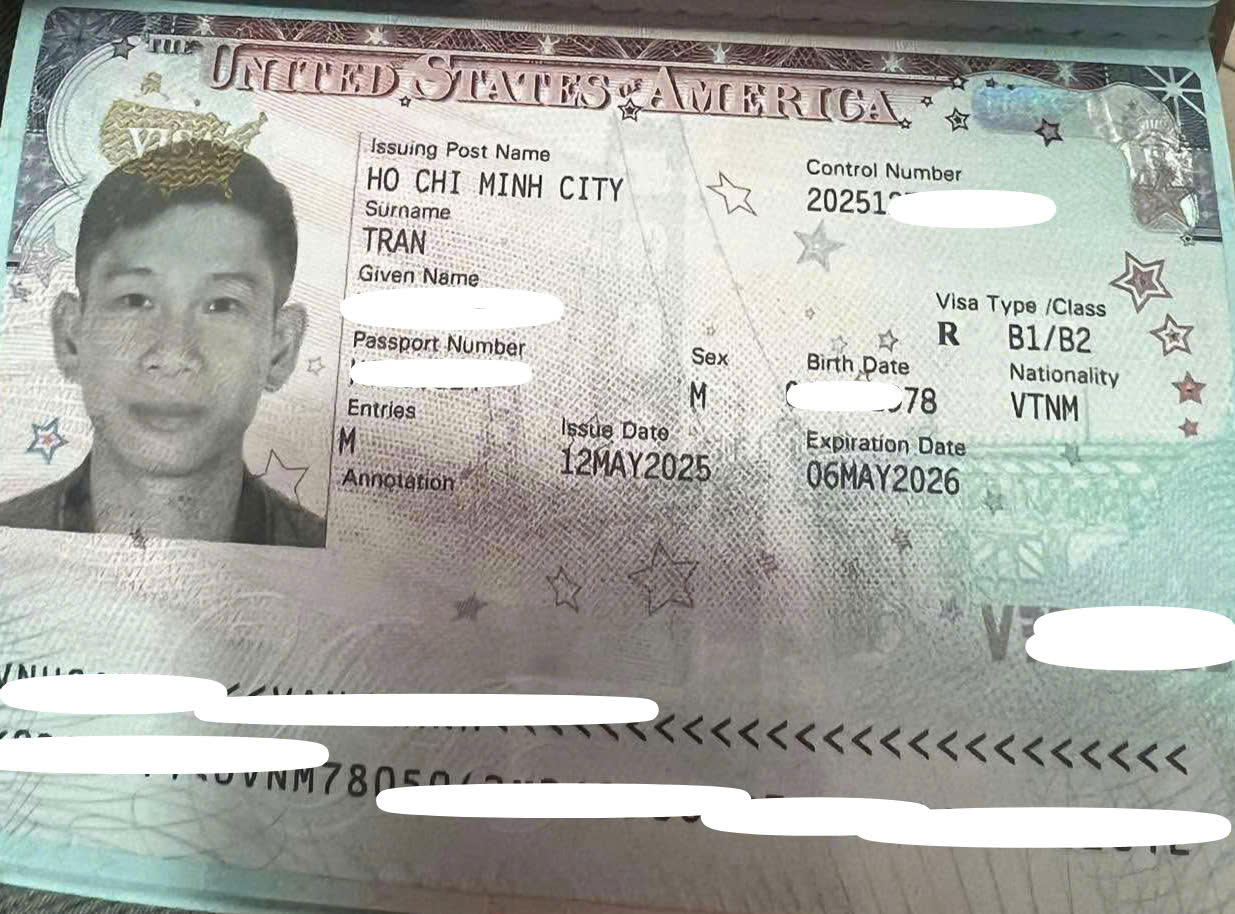 CHÚC MỪNG KHÁCH HÀNG ĐẬU VISA DU LỊCH HOA KỲ
