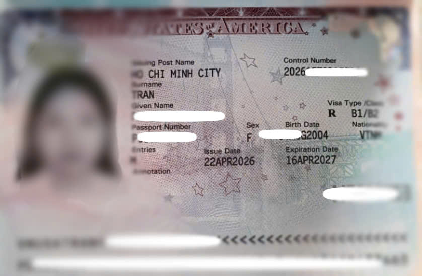 CHÚC MỪNG KHÁCH HÀNG ĐẬU VISA DU LỊCH HOA KỲ