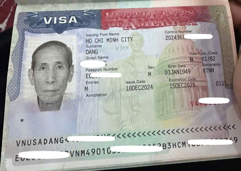 CHÚC MỪNG KHÁCH HÀNG ĐẬU VISA DU LỊCH HOA KỲ