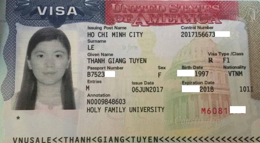 Hồ sơ xin gia hạn visa du học Mỹ 2017
